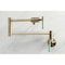 Kingston Brass KS4103CKL Wall Mount Pot Filler Faucet, Antique Brass KS4103CKL - alternate 2
